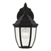 Generation Lighting GL8893612 Black Outdoor Entrance Wall Light