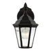 Generation Lighting GL8893712 Black Outdoor Entrance Wall Light