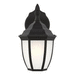 Generation Lighting GL8993612 Black Outdoor Entrance Wall Light