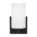 Generation Lighting GL4139101EN3112 Midnight Black 1 Bulb Wall Sconce