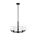 Generation Lighting GL3128805EN3112 Midnight Black Mini Chandelier