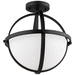 Generation Lighting GL7724602112 Midnight Black Down Light Pendant