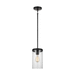 Generation Lighting GL6590301112 Midnight Black Mini Pendant