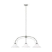 Generation Lighting GLF2248EN33BS Brushed Steel Linear Pendant