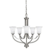 Generation Lighting GLF2252EN35BS Brushed Steel Mid Sized Chandelier