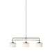 Generation Lighting GLF2402EN33BS Brushed Steel Linear Pendant