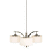 Generation Lighting GLF2403EN33BS Brushed Steel Mid Sized Chandelier