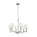 Generation Lighting GLF3311EN6SN Satin Nickel Mid Sized Chandelier