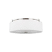 Generation Lighting GLFM312EN3BS Brushed Steel Flush Mount Ceiling Light