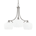 Generation Lighting GLF29643SN Satin Nickel Mid Sized Chandelier
