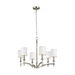 Generation Lighting GLF33116SN Satin Nickel Mid Sized Chandelier