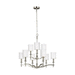 Generation Lighting GLF33139SN Satin Nickel Mid Sized Chandelier