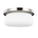 Generation Lighting GLFM412SN Satin Nickel Flush Mount Ceiling Light