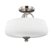Generation Lighting GLSF317SN Satin Nickel Semi Flush Mount Ceiling Light