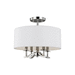 Generation Lighting GLSF349PN Polished Nickel Semi Flush Mount Ceiling Light