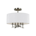 Generation Lighting GLSF349SN Satin Nickel Semi Flush Mount Ceiling Light