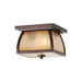 Generation Lighting GLOL8513EN3SBR Sorrel Brown Outdoor Ceiling Mounted Light