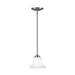 Generation Lighting GLP1117EN3BS Brushed Steel Mini Pendant