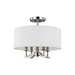 Generation Lighting GLSF349ENPN Polished Nickel Flush Mount Ceiling Light