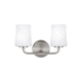 Generation Lighting GLVS23602EN3SN Satin Nickel 2 Bulb Bathroom Light