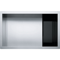  Crystal Stainless Steel Undermount - Single Bowl Kitchen Sink - Stainless Steel