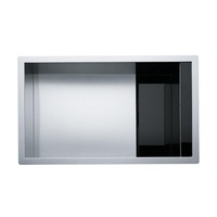  Crystal Stainless Steel Undermount - Single Bowl Kitchen Sink - Stainless Steel
