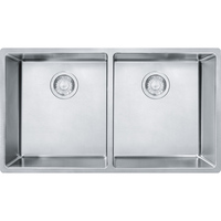  Cube Stainless Steel Undermount - Double Bowl Kitchen Sink - Stainless Steel