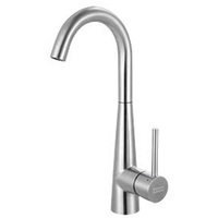  Steel Single-Hole Bar Faucet - Stainless Steel