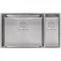  Peak Stainless Steel Undermount - Double Bowl Kitchen Sink - Stainless Steel