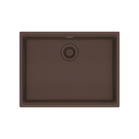  Maris White/Color Undermount - Single Bowl Kitchen Sink - Mocha