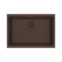  Maris White/Color Undermount - Single Bowl Kitchen Sink - Mocha