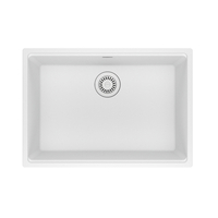  Maris White/Color Undermount - Single Bowl Kitchen Sink - Polar White