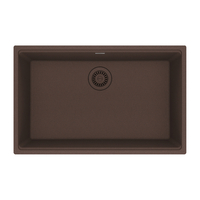  Maris White/Color Undermount - Single Bowl Kitchen Sink - Mocha