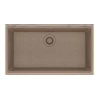  Maris White/Color Undermount - Single Bowl Kitchen Sink - Oyster
