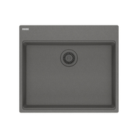  Maris White/Color Single Bowl Kitchen Sink - Stone Grey