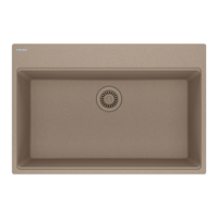  Maris White/Color Single Bowl Kitchen Sink - Oyster