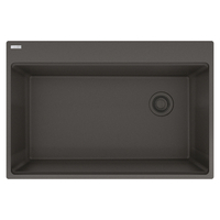  Maris White/Color Single Bowl Kitchen Sink - Slate Grey