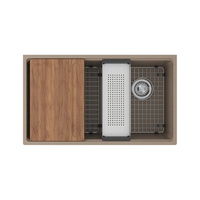  Maris White/Color Undermount - Single Bowl Kitchen Sink - Oyster