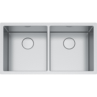 Professional 2 Stainless Steel Undermount - Double Bowl Kitchen Sink - Stainless Steel