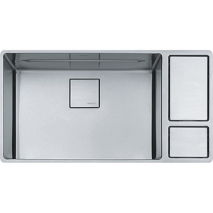 FCUX11024W Chef Center Stainless Steel Undermount - Single Bowl Kitchen Sink - Stainless Steel FCUX11024W Chef Center Stainless Steel Undermount - Single Bowl Kitchen Sink - Stainless Steel