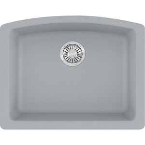FELG11022SHG Ellipse White/Color Undermount - Single Bowl Kitchen Sink - Shadow Grey FELG11022SHG Ellipse White/Color Undermount - Single Bowl Kitchen Sink - Shadow Grey