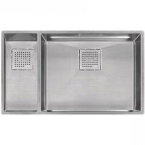 FPKX160LH Peak Stainless Steel Undermount - Double Bowl Kitchen Sink - Stainless Steel