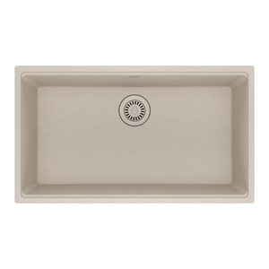 FMAG11029CHA Maris White/Color Undermount - Single Bowl Kitchen Sink - Champagne