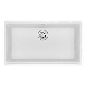 FMAG11029PWT Maris White/Color Undermount - Single Bowl Kitchen Sink - Polar White FMAG11029PWT Maris White/Color Undermount - Single Bowl Kitchen Sink - Polar White