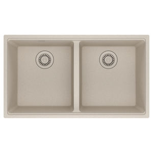 FMAG1201515CHA Maris White/Color Undermount - Double Bowl Kitchen Sink - Champagne