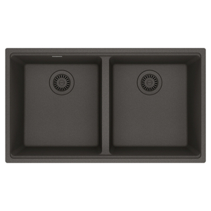 FMAG1201515SLG Maris White/Color Undermount - Double Bowl Kitchen Sink - Slate Grey