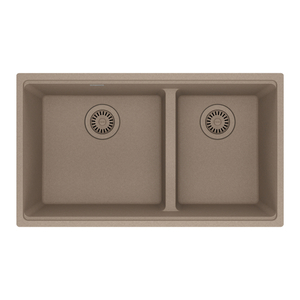 FMAG1601611LDOYS Maris White/Color Undermount - Double Bowl Kitchen Sink - Oyster FMAG1601611LDOYS Maris White/Color Undermount - Double Bowl Kitchen Sink - Oyster