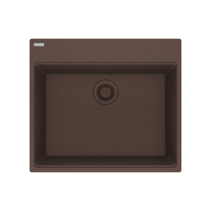FMAG61023MOC Maris White/Color Single Bowl Kitchen Sink - Mocha FMAG61023MOC Maris White/Color Single Bowl Kitchen Sink - Mocha