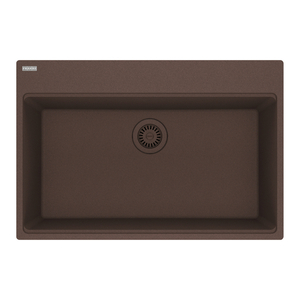 FMAG61029MOC Maris White/Color Single Bowl Kitchen Sink - Mocha FMAG61029MOC Maris White/Color Single Bowl Kitchen Sink - Mocha