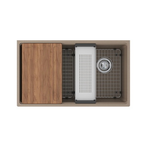 FMAG11031OWOYSWKC Maris White/Color Undermount - Single Bowl Kitchen Sink - Oyster FMAG11031OWOYSWKC Maris White/Color Undermount - Single Bowl Kitchen Sink - Oyster